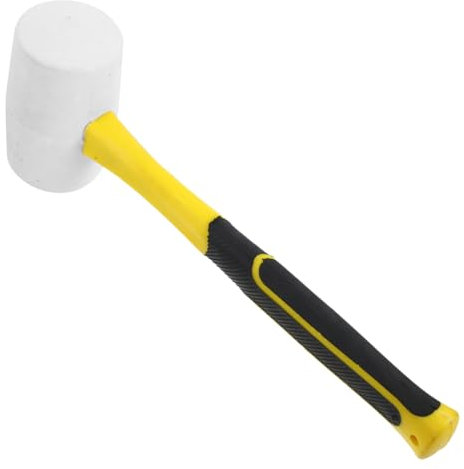 CATIEBYE Gummihammer Rutschfester Holzhammer Für Fliesenverlegung Kleiner Gummihämmer Als Bodenhammer Und Fliesengummihämmer Für Holzbearbeitungswerkzeuge