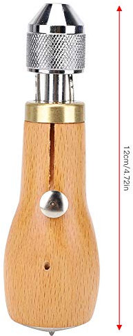 Fyearfly Alêne de couture en cuir - Outil de couture à la main pour ouvrier, alêne pour cuir, accessoire d'ouvrier