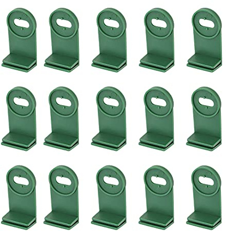 80 Pcs Plastic Greenhouse Fixing Clips Greenhouse Twist Clips Washers Extender Corner Clips for Aluminium Greenhouse
