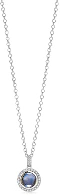 PERIMADE Individuelle Kreis Foto Projektion Halskette mit Bild innen, personalisierter Text & Liebe in 100 Sprachen CZ runder Charm Anhänger Halskette personalisiertes Geburtstag Gedenkgeschenk für