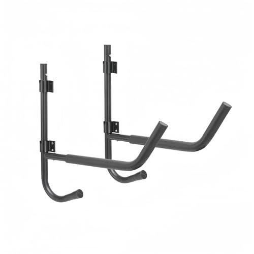 ZiBeiLe Wall Mount Kayak Storage Rack, Space-Saving Kayak Hanging System with Adjustable Cradle Arms for Various Sized Kayaks, Canoes Boat, Paddles