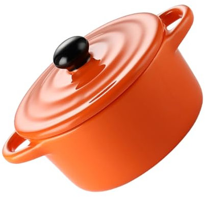 PRETYZOOM Ciotola Per Alimenti Complementari Ciotola in Ceramica Per Cottura A Vapore Con Coperchio Elegante Articolo Da Cucina Ideale Per Le Occasioni Speciali