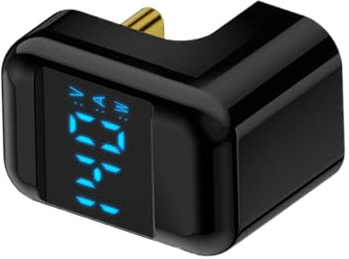 Adaptador tipo C con pantalla digital, adaptador tipo C con ángulo de 180 grados | Adaptador de ángulo de 180 grados hembra tipo C a Macho Tipo C - Tipo C 8K 60Hz Adaptador para teléfono