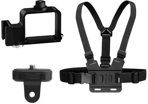 JYJYGDM Pièces de Drone Module d' Sangle de Poitrine pour DJI Osmo Pocket 3, Support de Fixation d'adaptateur, Support de Ceinture, Accessoires de Photographie