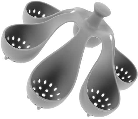 CHICAMPERA 6fori Bollitore Per Uova in Silicone Supporto Per Cottura a Vapore Portauova Per Pentole Accessori Per Cucina e Casa Resistente Alle Alte Temperature