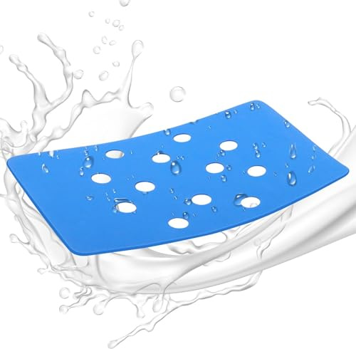 Zunetsutock - Cojín para banco de ducha, alfombra de baño acolchado, asiento antideslizante impermeable | Espuma ligera resistente con base ventilada drenante, soporte de higiene seguro para ancianos