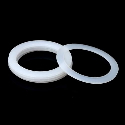 Eawfgtuw Ensemble de joints d'étanchéité en silicone compatible avec les cafetières expresso à moka de 2/4/6/9 tasses, pot à expresso de rechange flexible (2 tasses de diamètre intérieur 3,7 cm