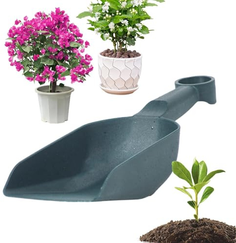 Pala a mano da giardino – Grande pala ergonomica, a secchio, durevole | Attrezzo da giardinaggio multiuso per terra, piante in vaso, attività in spiaggia, alimenti per animali, piante, uso