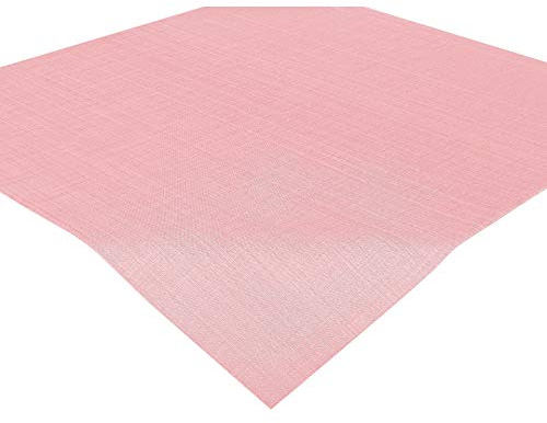 Tischdecke Wien - Mitteldecke mit Fleckschutz Leinenoptik - 85x85 cm rosa | Bringt zeitlose Eleganz auf Ihren Tisch. Wasserabweisend, strapazierfaehig und pflegeleicht fuer drinnen und draussen
