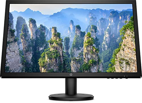 HP V24e – Monitor de 24” Full HD (1920 x 1080, 60Hz, 5ms, IPS LED, 16:9, HDMI, VGA, Antirreflejo, Low Blue Light, Inclinación Ajustable) Negro
