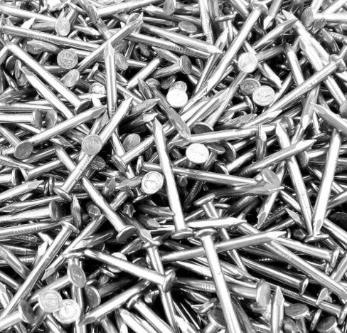 40 x Round Wire Nails 25mm 1 Bright Wood Timber Building Steel (Pack of 40)
