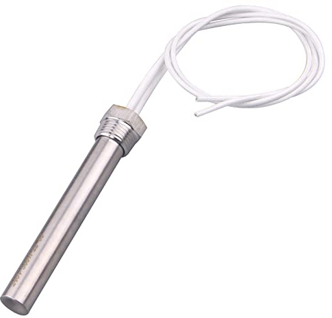 DERNORD Immersion Cartridge Heater 240V 300W Hot Rod Heating Element Replacement 1/2 Inch Thread