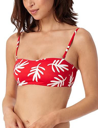 Schiesser dam bandeau topp bikini, röd, XL