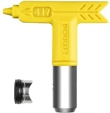 InoKraft 417 Spray Tip AtoMax Reversible Airless Spray Nozzles for Airless Paint Spray Guns, Airless Sprayer Accessories, for Contractor Homes Buildings Garden Decks (417)