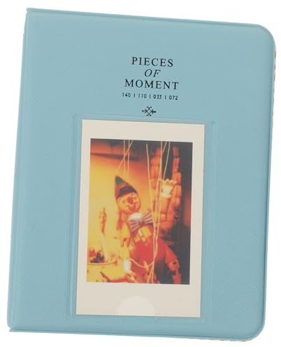 Kleiner Fotoalbum Einlegealbum mit Ds und Pvc für Hochzeit und Geburtstag | Leichtes Kartenalbum, Dekorativer Einband, Viele Innenseiten für Fotos und Karten