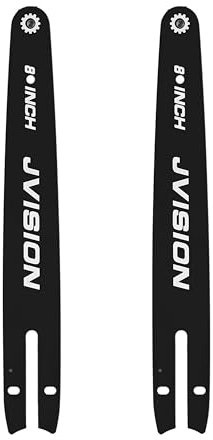 Barra catena mini motosega JVISION da 8 pollici (barra catena × 2)