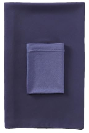 Zweiteiliges Chiffon-Hijab-Schal mit Unterschal, Schals für Damen, Kopftuch, 7–66 dunkelblau, One size