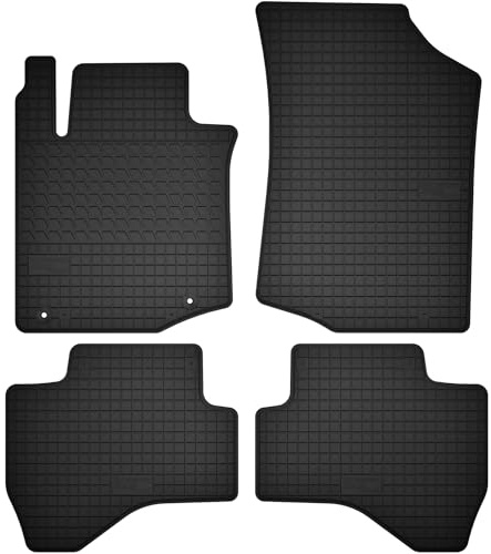 Wielganizator Automatten-Set – Passend für Toyota Aygo (2005-2014) – Gummimatten – Autozubehör – Auto Fußmatten – 4-teilig – Schwarz