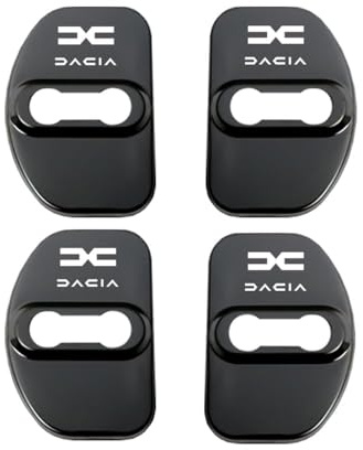 HHGFTIY 4PCS Car Door Lock Cover Protectors for Dacia Duster, Door Latch Cover Protective Covers,Rust Cover Styling Interior Accessories