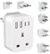 UK to Worldwide Travel Adapter Set, Travel Adaptor Kit with 4 USB Ports (2 USB C), International Plug Adapter with 6 Removable Plug