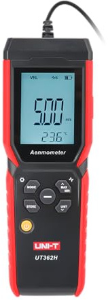UNI-T UNI-TREND UT362H Hot Wire Anemometer Split Design Wind Meter Wind Velocity Volume Temperature Measurement