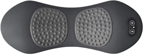 Massaggiatore Schiena - Cuscinetto Elettrico per Massaggio Lombare con Calore,Cuscinetto Riscaldato per Sedia a Rotelle Casa Ufficio Viaggio Auto Sedile