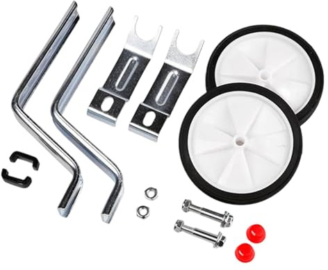 Fenteer 2Pcs Kinder Fahrrad Stützräder Hilfs Räder Reiten 12 14 16 18 20 Kinder Fahrräder Ersatz Fahrrad Stabilisatoren