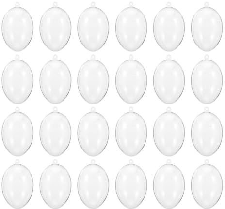 ELAYARD 12 Stück Teiliges Transparente Befüllbare Plastikeier in Ei-Form Kleine DIY Dekorationskugeln aus Stabilem Kunststoff Vielseitig für Weihnachten Ostern Hochzeiten und Geburtstage | Kugeln Zum BefÜLlen Aus Stabilem Kunststoff Vielseitig FÜR Weihnachten Ostern Hochzeitsdekoration Und Geburtstage