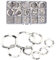 CONPHERON 145 Pièces Rondelle Ondulée, Rondelles Ressort en Acier Inoxydable M3 M4 M5 M6 M8 M10 M12 M16 M19 M23 M25 M27