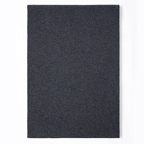 Winter Reiner Wollschal Feste Farbe Männer und Frauen Gemeinsam Mode Pao Warmes Lätzchen, Dunkelgrau, 175 cm oder mehr