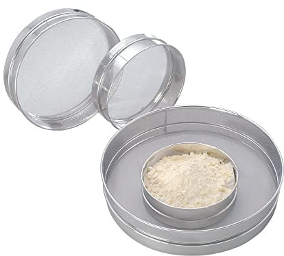 Forgast Passoire de Cuisine en Acier Inoxydable | ⌀25cm | Mailles Fines | Passoire Métallique à Farine, Riz et Pâtes | pour Verser Tamiser | Insert Vapeur pour Casseroles | Lavable au lave-vaisselle