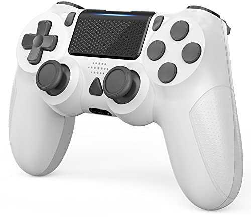 YTEAM Manette sans Fil pour PS4,Bluetooth Contrôleur pour PS4/Pro/Slim/PC,Gamepad Mannette de Jeu avec Double Vibration/Pavé Tactile/Gyroscope à 6 Axes