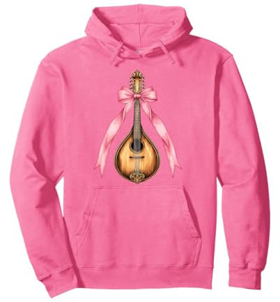 Instrument de mandoline avec nœud à coquette Rose Sweat à Capuche