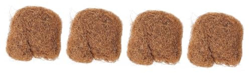 ibasenice 4 Pezzi 1 Terriccio di Seta di Palma da Cocco Pacciamatura di Guscio di Cocco Terriccio di Cocco Erbacce per Piante da Vaso di Fiori Vaso di Piante Pacciamatura in
