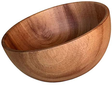 Bols à salade en bois pour mélanger les pâtes, bols de service décoratifs respectueux de l'environnement, parfaits pour les salades et les plats de pâtes
