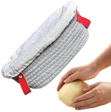 Canastas De Fermentación Para Pan | Cuenco Fermentador Con Revestimiento | Cuenco Reutilizable De Cuerda De Algodón Para Servir En Mesa Almacenamiento Cocina Acampada Exposición