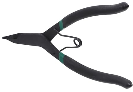 Gatuida Alicates De Punta Angular para Anillos De Bloqueo De Acero Reforzado Pinzas Ergonómicas para Mantenimiento De Transmisión y Reparaciones Mecánicas Resistentes y Cómodos De Usar