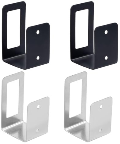 FIXOSHEE Support Couvercle De Pot En Acier Inoxydable Rack De Rangement Mural À Vis 4 Pièces Pour Cuisine Porte-Couvercle Casseroles Et Plateaux
