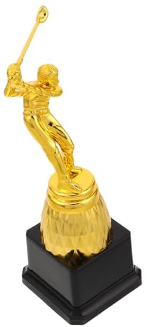 TOYANDONA Goldfarbene Plastik-trophäe Pool-Spieler Figur Tischkicker Pokal für Billard Turniere Partypreis Wettbewerb Auszeichnung
