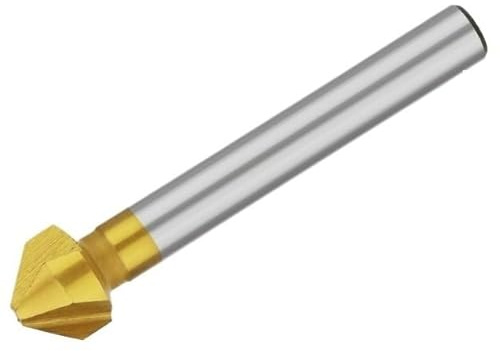 1pc High-Speed Steel Chamfering Cutters Single-Edge Three-Edge For Metal Inner Hole Deburring And Tool(35,90Degree 3F Coated)