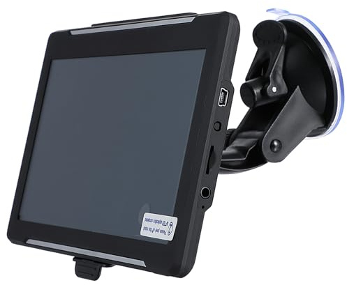 Angoily Navigateur GPS pour Camion et Voiture 7 Pouces Écran Tactile 8 Go Mémoire FM Cartes Europe, Navigation Embarquée Multi-Modes et Correction D'erreurs pour Itinéraire Précis