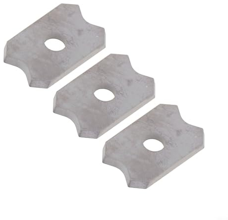 Strumento di sbavatura manuale per pialla angolare del bordo con carburo R1/R2/R3 per smussatura di tavole di legno e per bordatura, 96 x 40 x 34 mm in alluminio A (lama R1+ R2+R3)