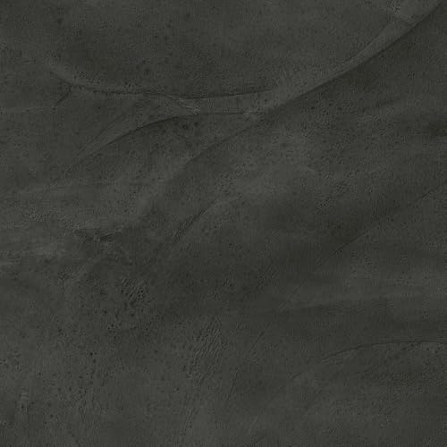 Stone & Tile Effect Vinyl Flooring 2.8mm Thick Foam Backed Lino Roll Bathroom Kitchen (Black Slate - 2m Wide x 3m Long)