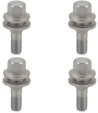AUROLYNNE 4 x M12 x 1,25 hjulbultar för 206 207 308 407 508 C2 C3 C4 C5 C6 hexagon hjulmuttrar 540567 5405.67