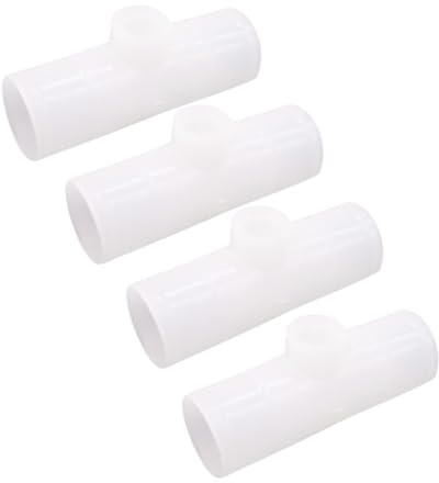 DOITOOL 12 Bebederos para Aves de Granja en Plástico Blanco Instalación Fácil, Suministros para Pollos y Codornices en Granja