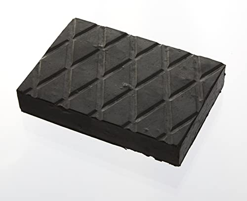 Kora Gummiklotz/Gummiblock für Hebebühne Rangierheber Wagenheber Grubenheber 12 x 8 x 2cm