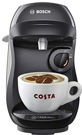 TASSIMO by Bosch HAPPY TAS1002NGB Coffee Machine, 1400 Watt, 0.7 Litre - Black