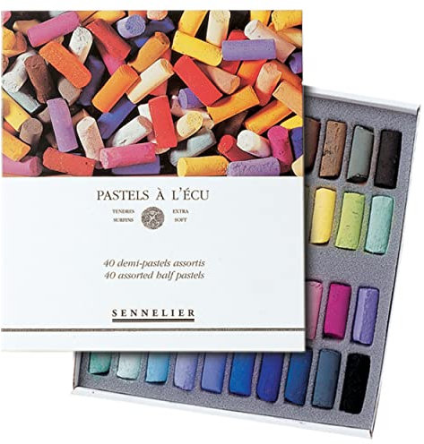 SENNELIER Savoir-Faire Soft Pastellkreide, halber Stick, 40 Stück