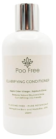 POO FREE Clarifying Conditioner – ACV, Mandel & Jojoba – 99% Natürlicher Ursprung – pH 5.5 Acid Balance – 250ml