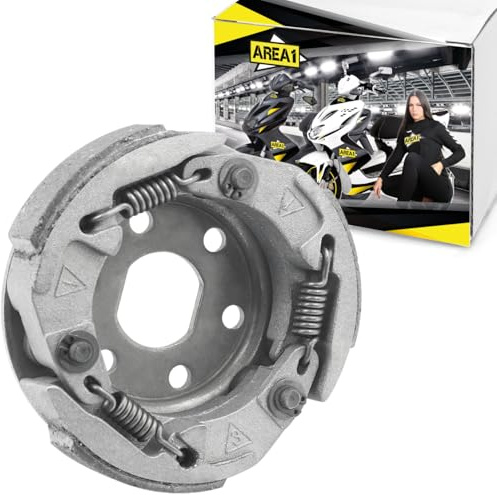 Area1 Ersatz Kupplung 107mm für 50ccm kompatibel mit Piaggio TPH (X) Typhoon, NRG Power mc2 mc3, Zip SP/Base/RST/Fast Rider, Liberty Fly Free Dieses NTT Quartz Sfera Storm, passend für Gilera Runner